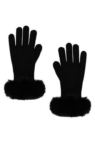 Adrienne Landau The Lucie Faux Fur Glove