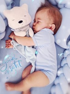 baby sleeping with sleep aid