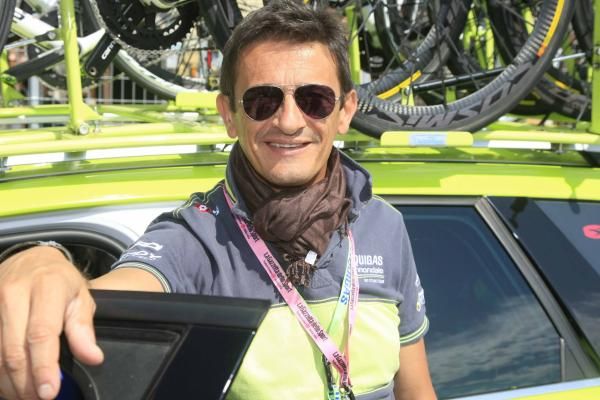 Liquigas-Cannondale directeur sportif Alberto Volpi.