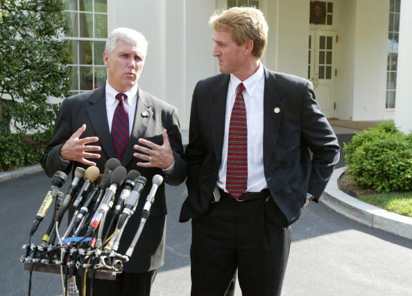 Mike Pence and Jeff Flake.