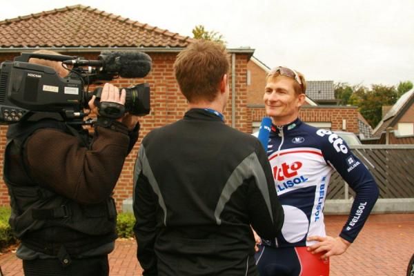 Andre Greipel in a good moods