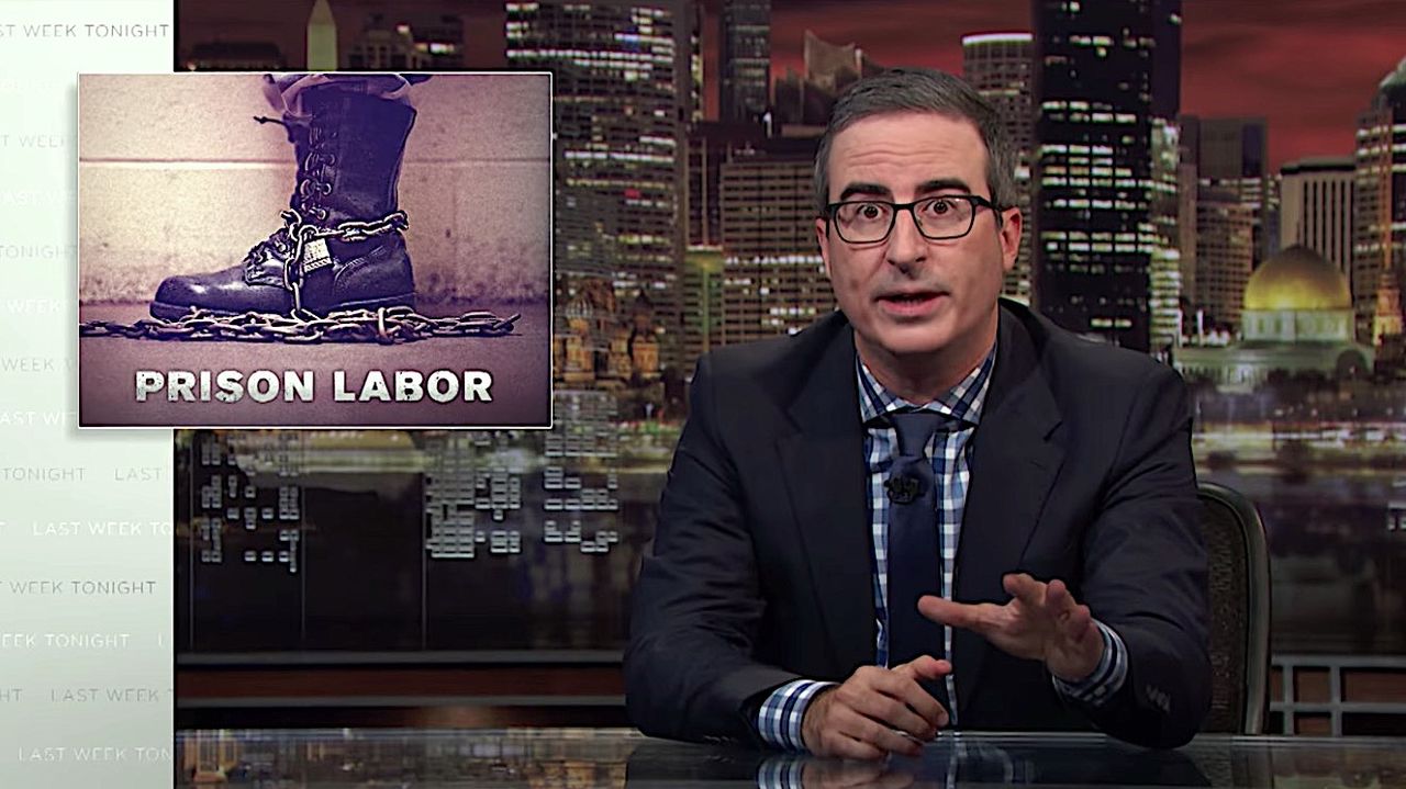 John Oliver on prison labor