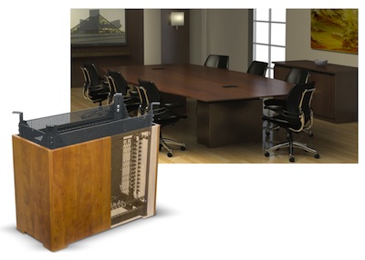 Middle Atlantic Brings Under Table Rackmounting to Meeting Spaces