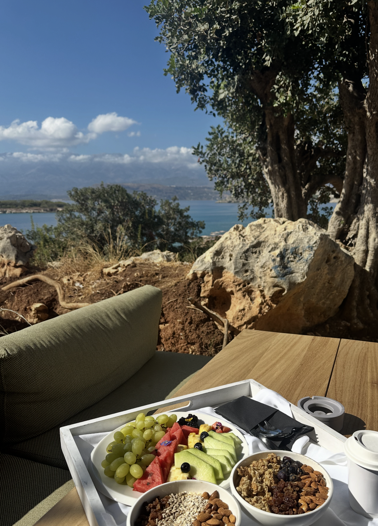 plate of food in Crete, Greece
