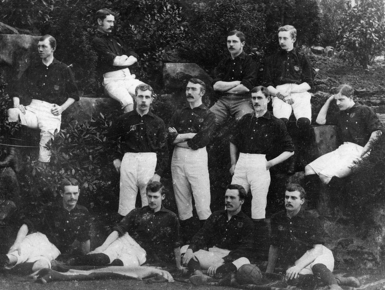 The Nottingham Forest team from the 1884/85 season
