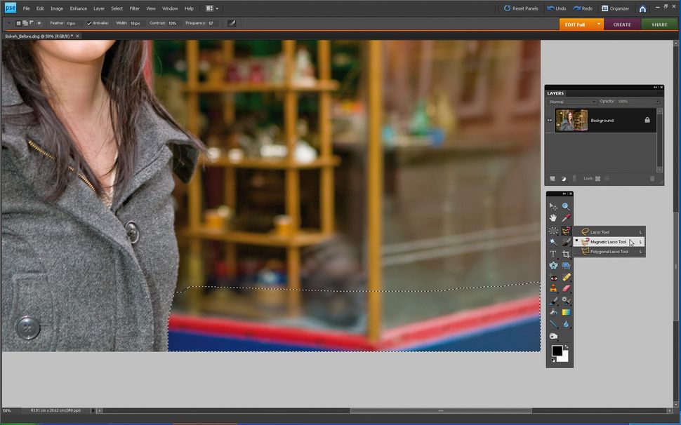 Give a portrait a softfocus background Creative Bloq