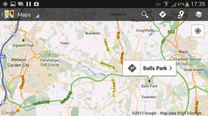 Samsung GALAXY Note 8.0 S4 Geocaching