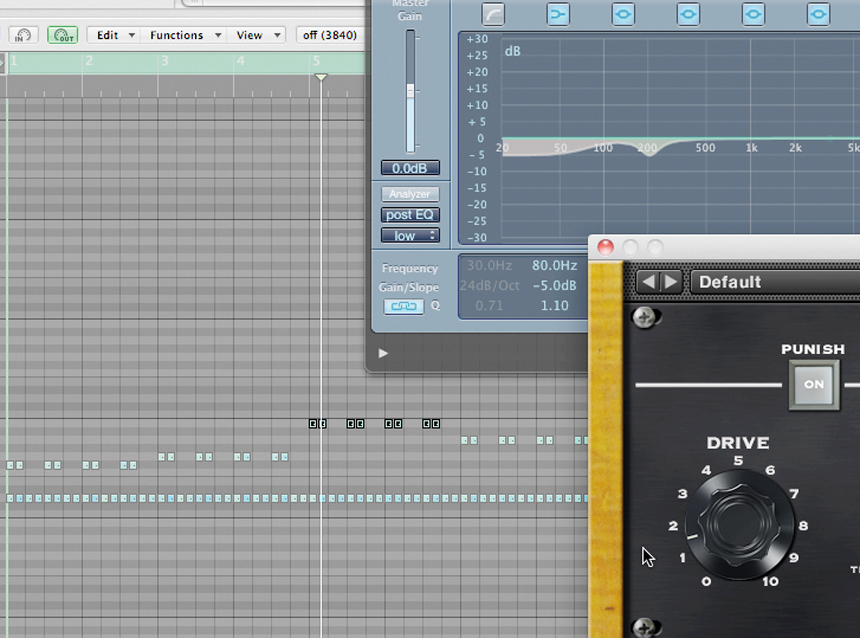 EQ and saturation