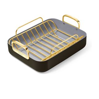 Caraway Roasting Pan with rack