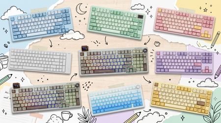 A selection of mechanical keyboards that are aimed at designers. 