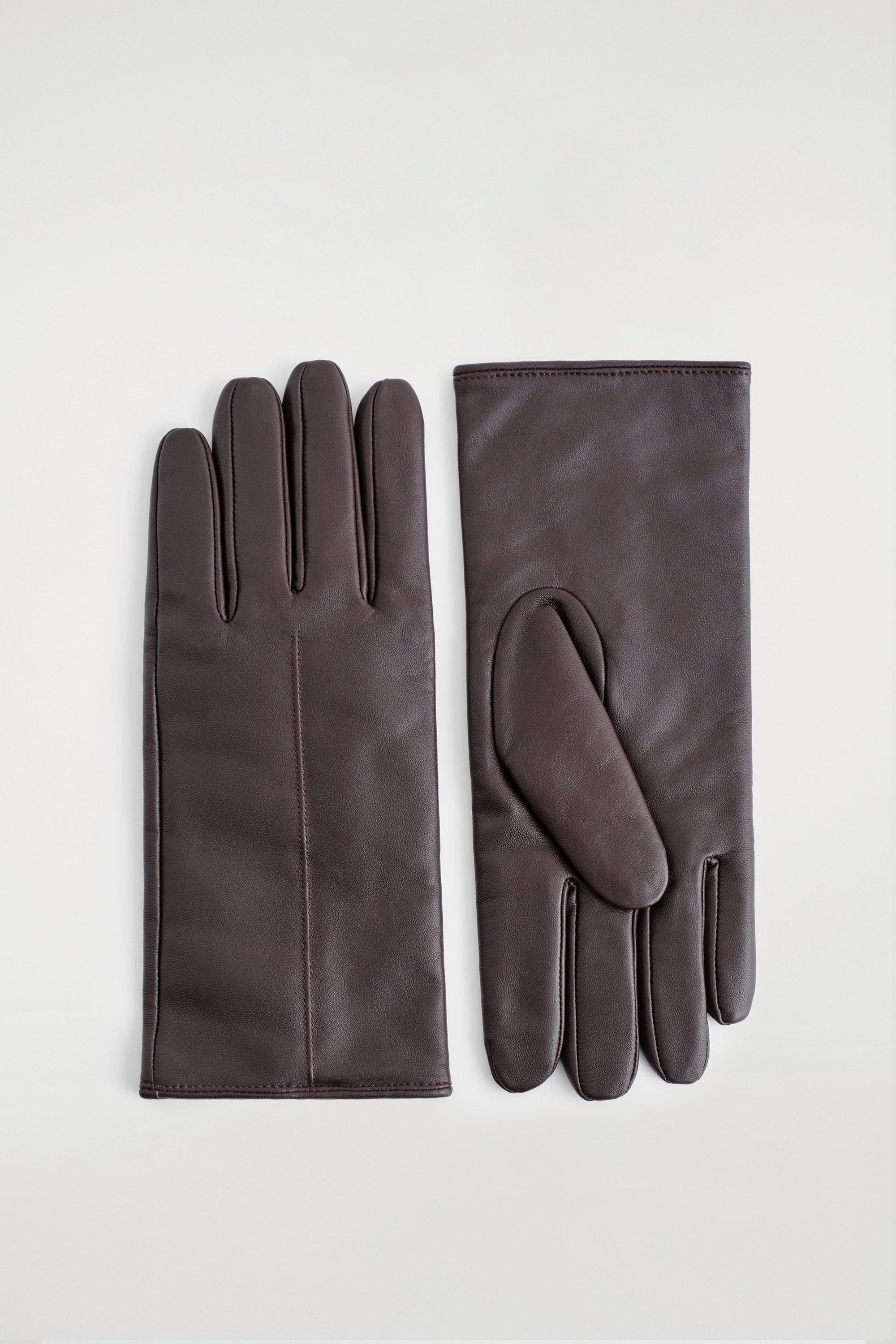 Cashmere-Lined Leather Gloves
