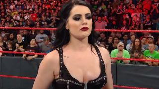 Paige on Monday Night Raw in WWE