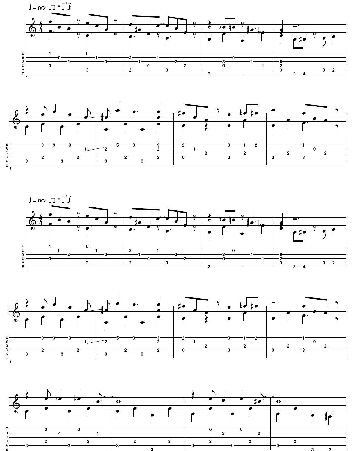 Tab: Play acoustic like Blind Blake