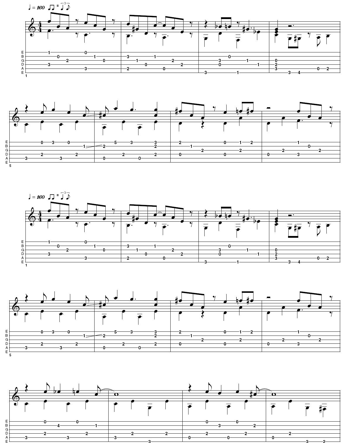 Tab: Play acoustic like Blind Blake