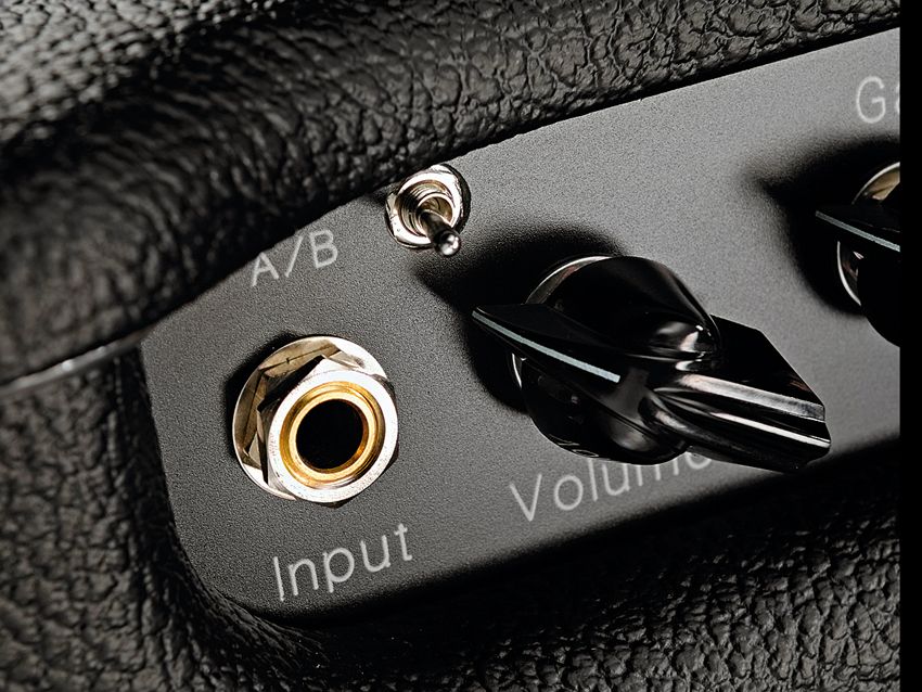A mini-toggle on the front panel can also be used to switch channels