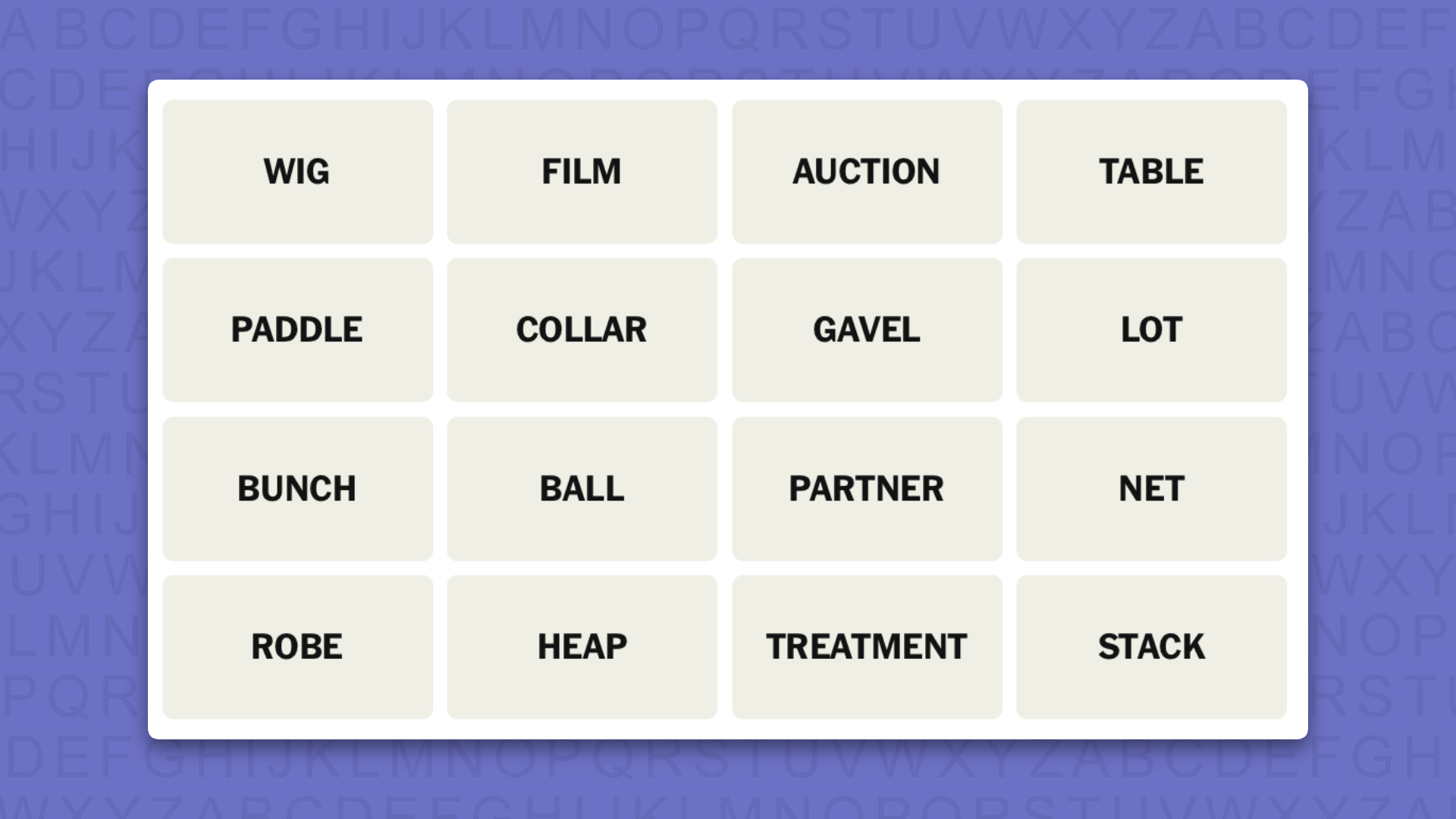 NYT Connections hints for game 1211 on a purple background