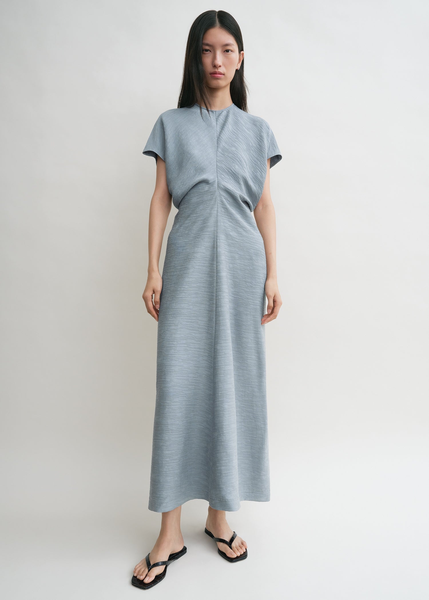 Slouch Waist Crinkled Dress Mistral