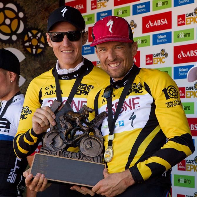 Jaroslav Kulhavy and Christoph Sauser (Burry Stander-Songo)