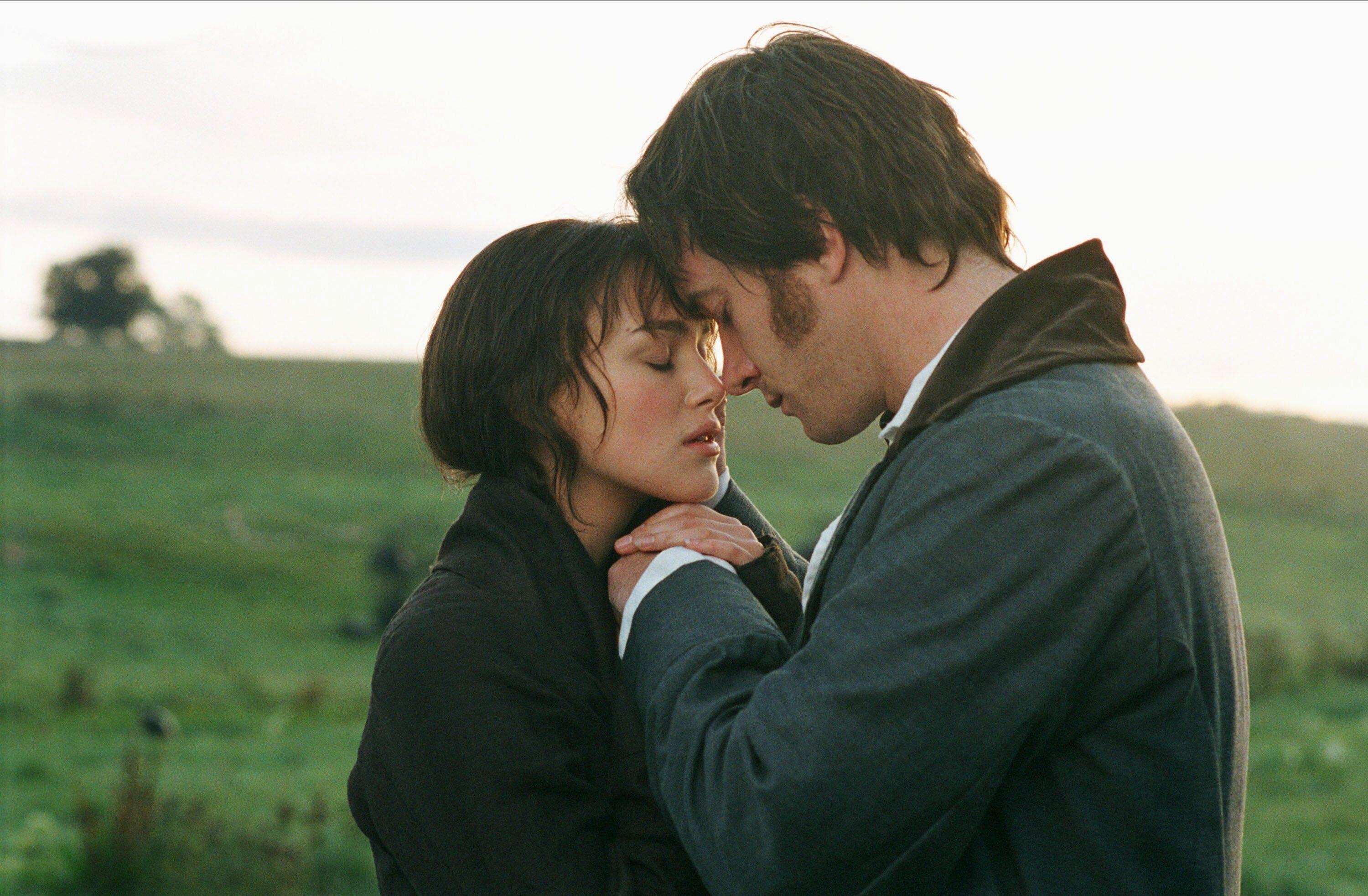 Keira Knightley and Matthew Macfayden in Pride and Prejudice.