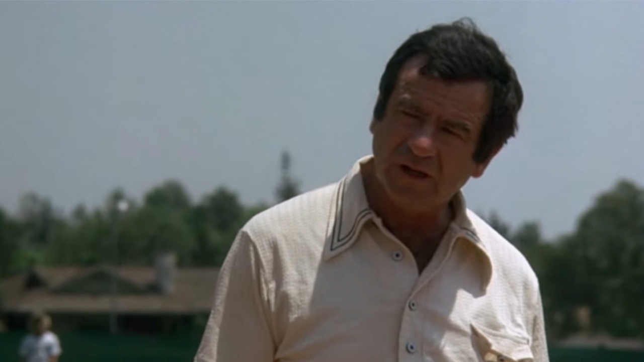 Walter Matthau looking confused in The Bad News Bears