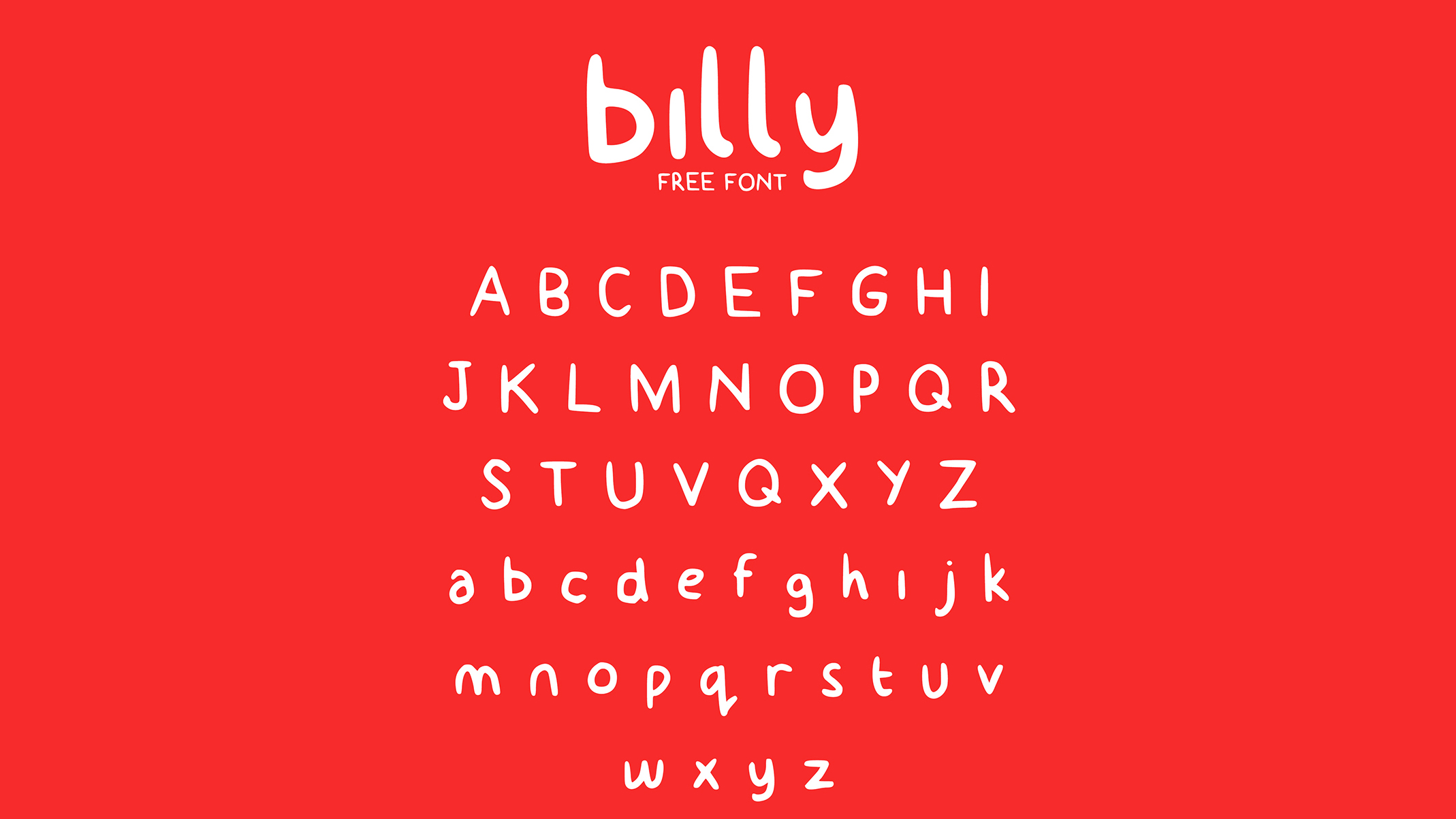 Best free handwriting fonts: Billy