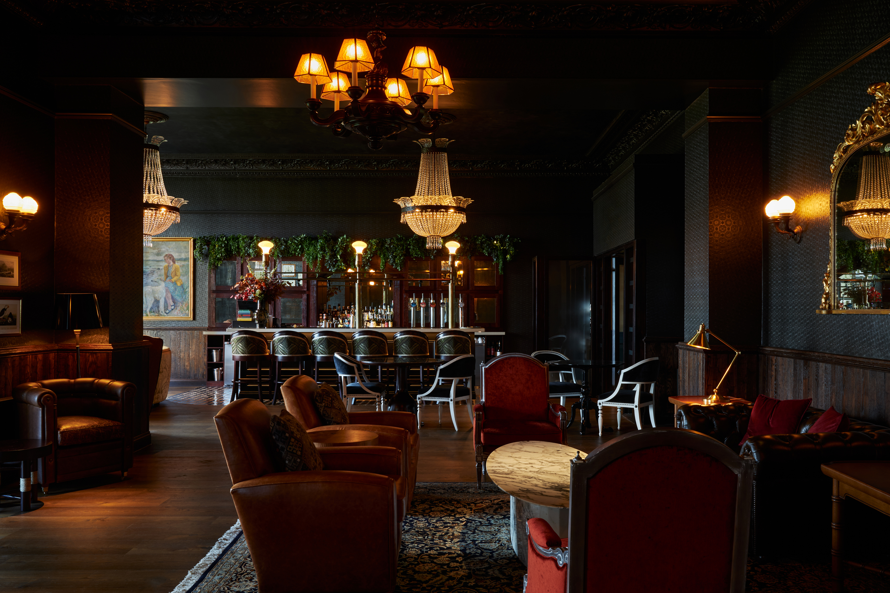 The Bass Rock bar at the Marine North Berwick