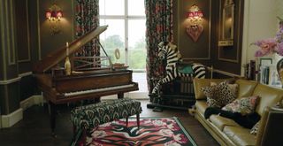 Alice Temperley's house with piano room