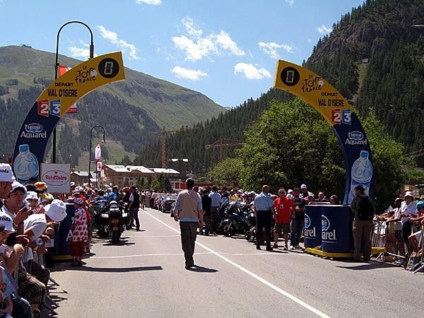 The start line in Val d'Is&egrave;re.