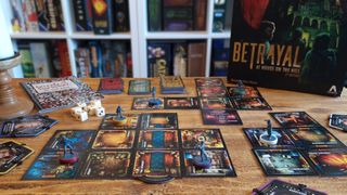 Betrayal at House on the Hill 3rd edition box and board