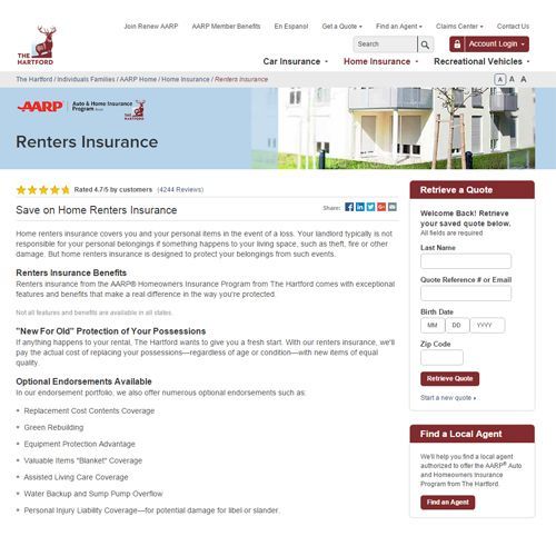Aarp Hartford Login >> Aarp Renters Insurance Review Pros Cons And Verdict Top Aarp Hartford Login >> Aarp Renters Insurance Review Pros Cons And Verdict Top