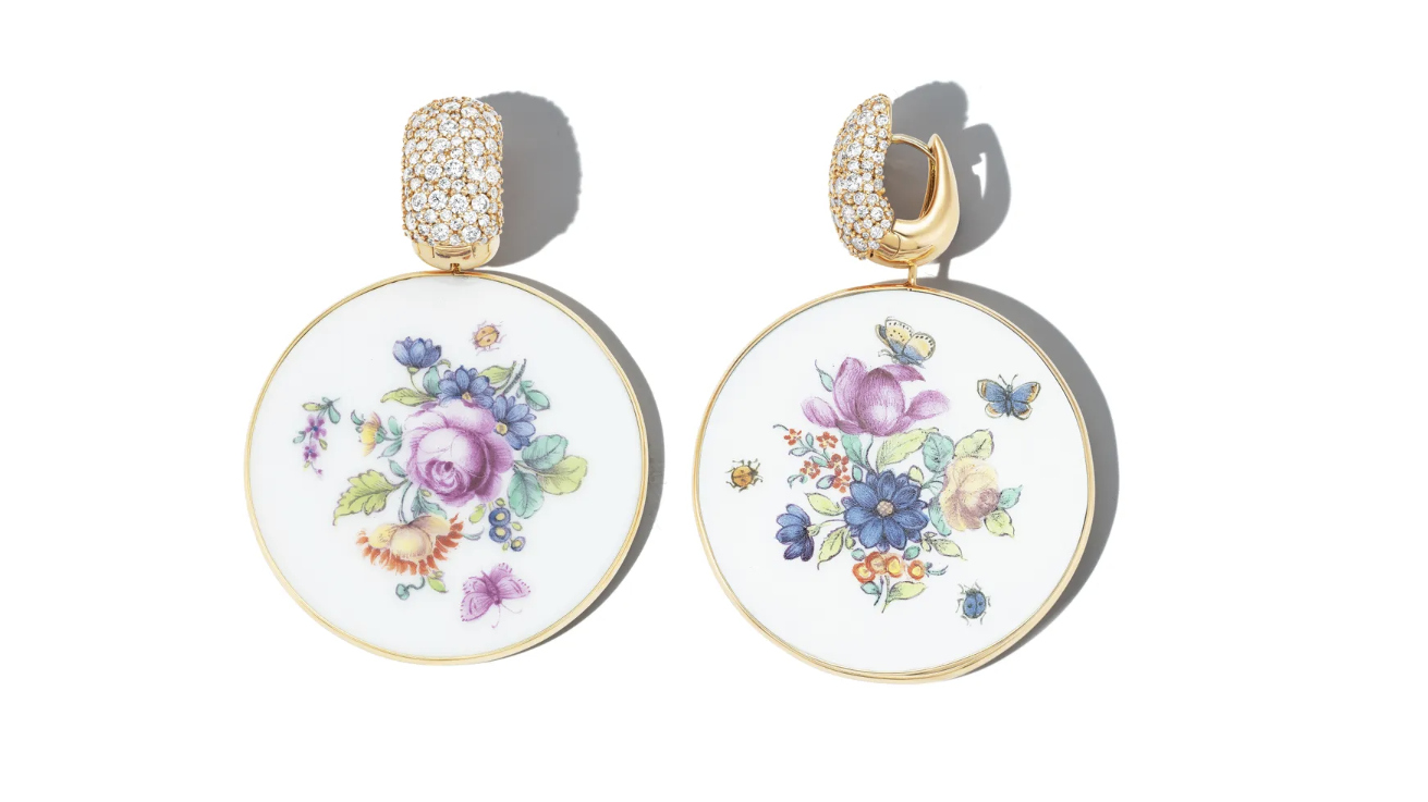 What happens when old-world porcelain is given a contemporary jewellery twist?