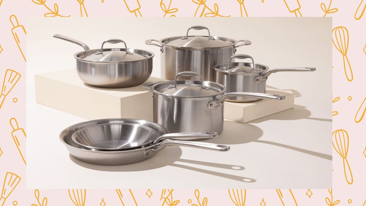 Made In 10piece Stainless Steel Pan Set review chic and cheffy