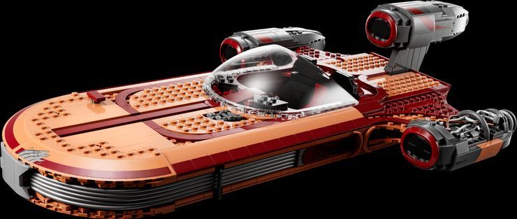 Luke Skywalker’s Landspeeder joins the Ultimate Collector Series and is available from Lego