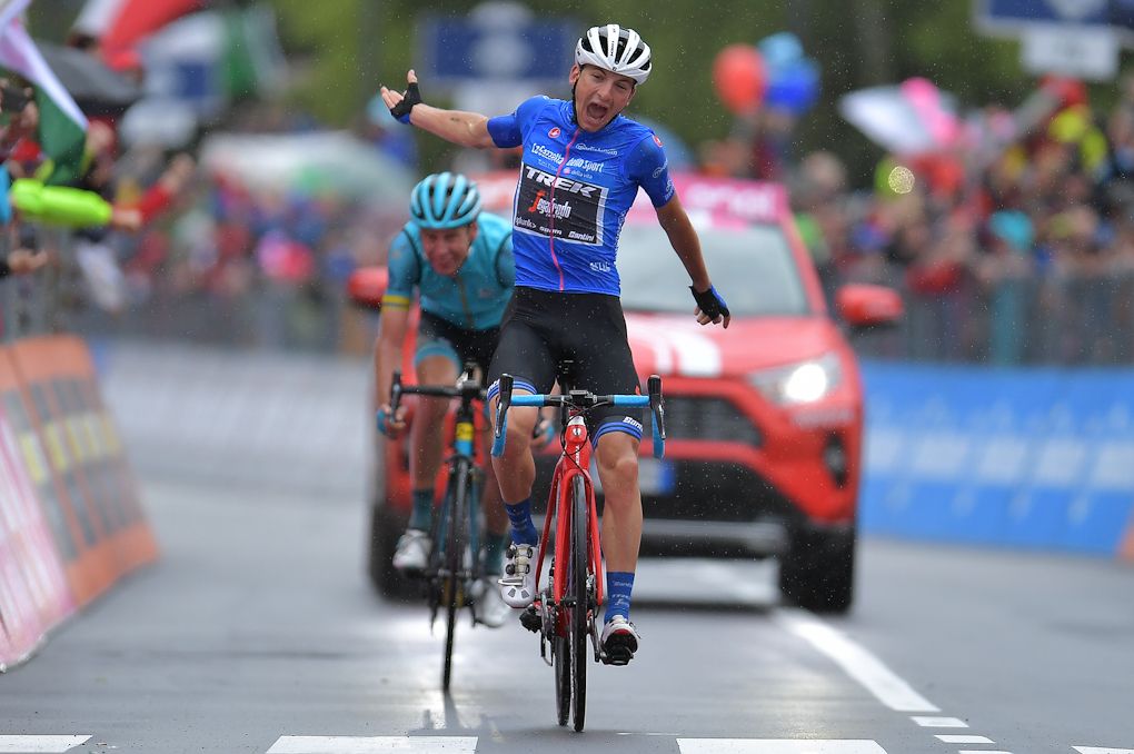 Giulio Ciccone (Trek-Segafredo) wins stage 16 at the Giro d'Italia