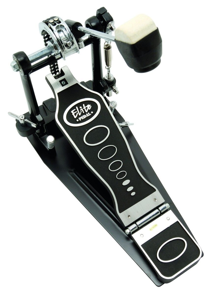 The pedal features a business-like twin chain drive set-up.