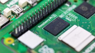 A microchip on a Raspberry Pi personal computer on the production line at the Sony UK Technology Centre in Pencoed, UK, on Friday, Feb. 2, 2024.