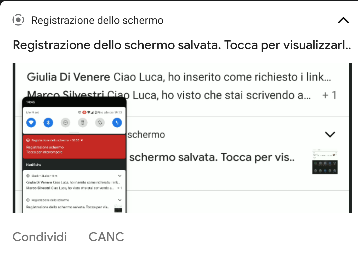 Come registrare lo schermo dello smartphone con Android 11