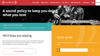 With Insure4Music, you can build your own policy so you only pay for what you need.