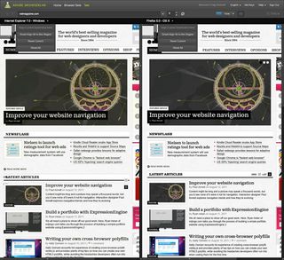 Morgan Adams would like to see a beefed-up equivalent of Browser Lab in a perfect web design app, to more easily see how changes affect sites in various environments