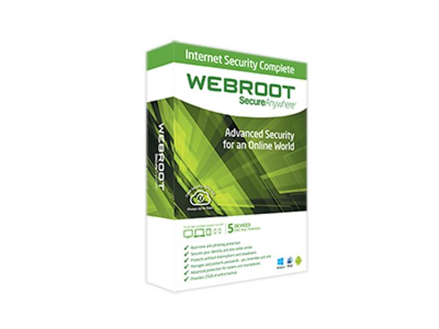 webroot secureanywhere internet security complete 5 device