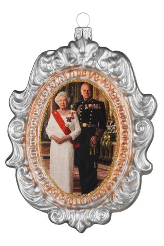 Queen Elizabeth and Prince Philip bauble, £19.95, Liberty London.