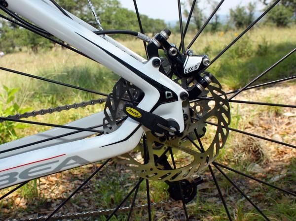 Orbea says the extra kink in the chain stay helps soften the rear end.