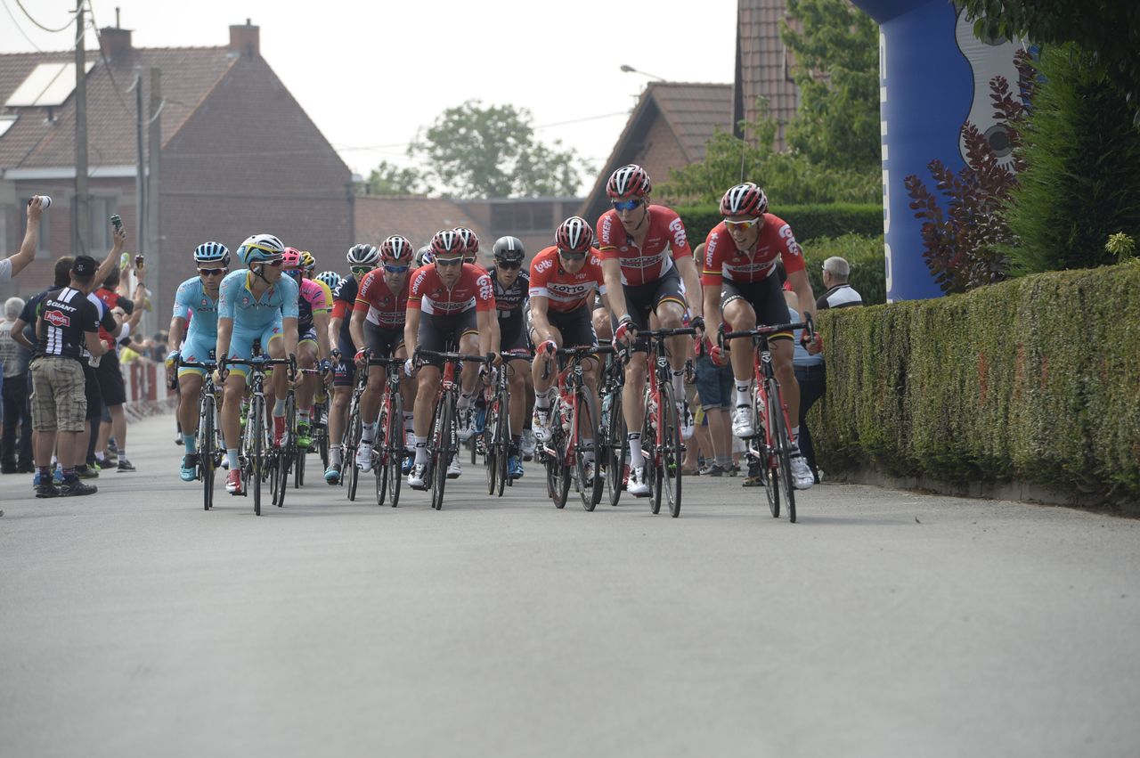 Lotto Soudal lead the peloton