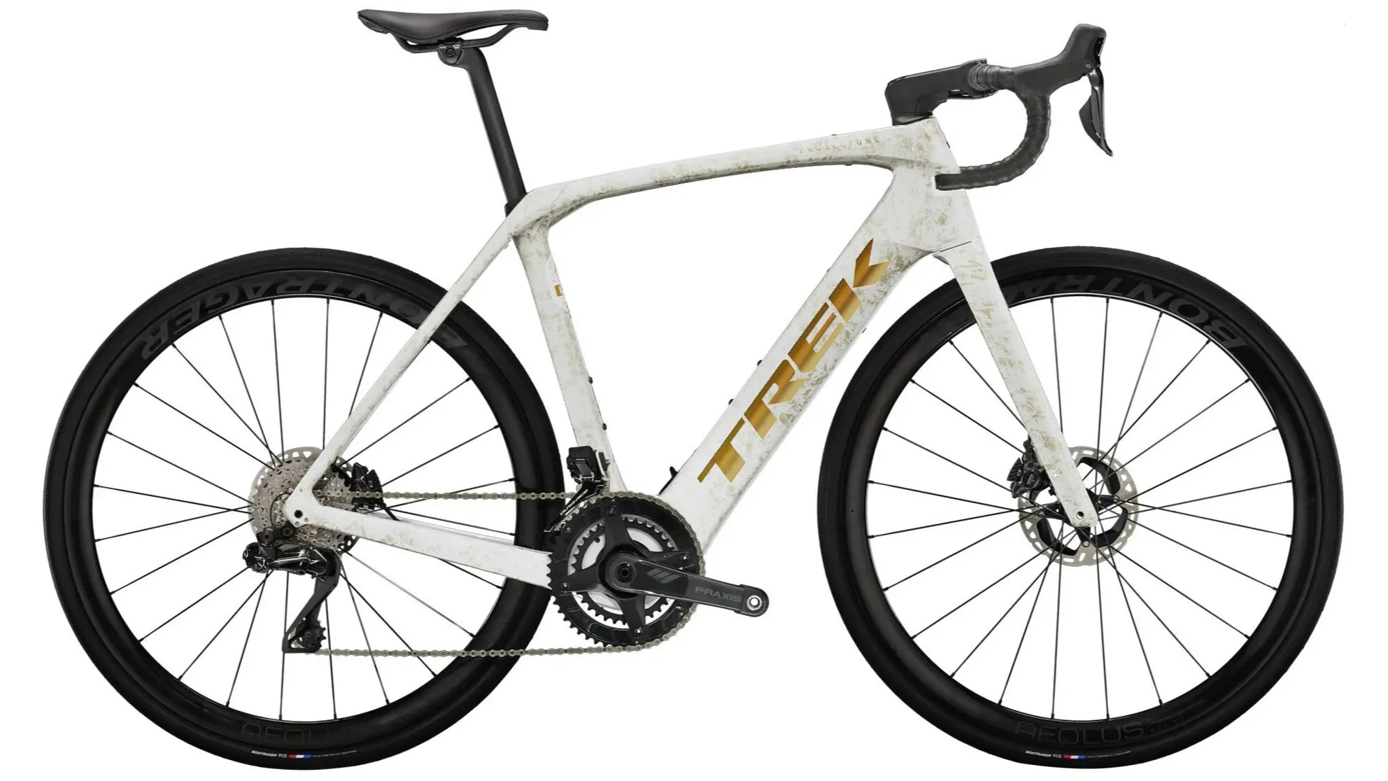 Trek Domane+ SLR 9 on a white background