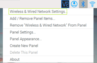 Select Wired & Wireless Network Settings