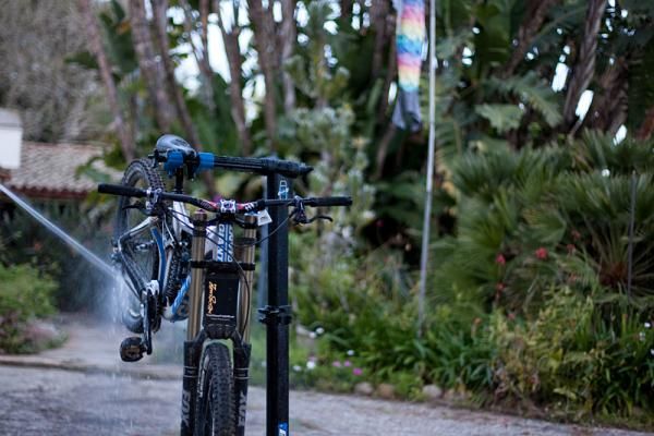 There are always bikes to wash.