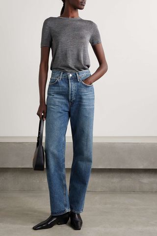AGOLDE , + Net Sustain '90s Mid-Rise Straight-Leg Organic Jeans