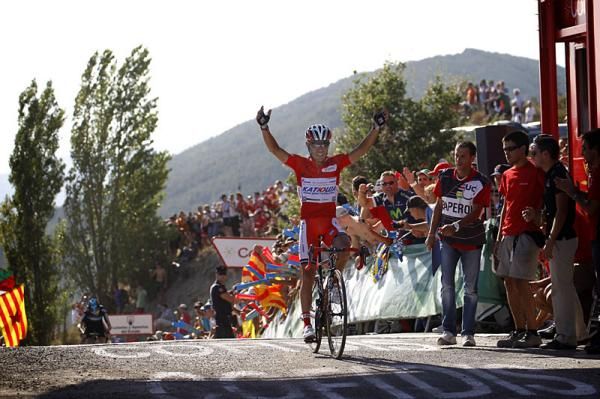A victorious Joaquim Rodriguez (Katusha)