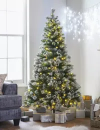 Habitat 6ft Pre-Lit Snow Tipped Christmas Tree - £67.50 (Was £90) | Argos