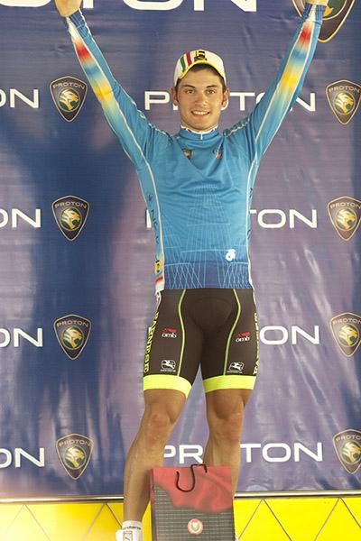Stage winner Andrea Guardini (Farnese Vini/Neri Sottoli) is the leader in the points competition after stage one.